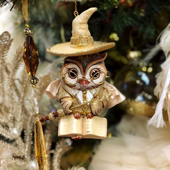Goodwill Ornament Wizard Owl Christmas Tree Goodwill Ornament Wizard Owl Christmas Tree