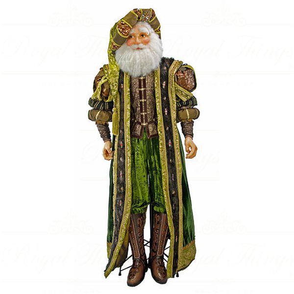 Katherine S Collection Christmas Collectible Dolls Life Size Tapestry Santa Doll Kc 10 128223